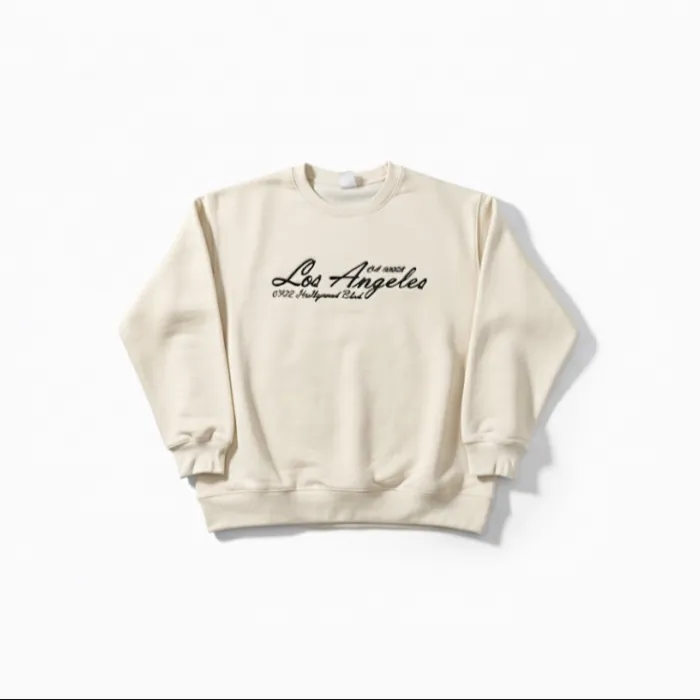 UNISEX BASIC EMBROIDERED SWEATSHIRT
